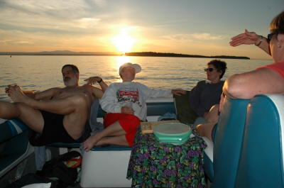 Boating on Lake Champlain
